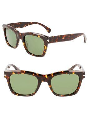 Lanvin LNV620S 234 52mm Square Cat Eye Sunglasses Dark Havana / Green - Italy Lanvin LNV620S 234 52mm Square Cat Eye Sunglasses Dark  main image 4